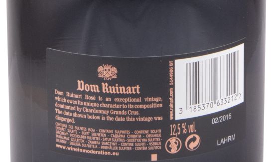 2004 Champagne Dom Ruinart Bruto rosé