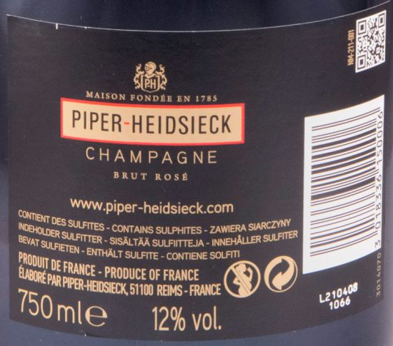 Champagne Piper-Heidsieck Sauvage Bruto rosé