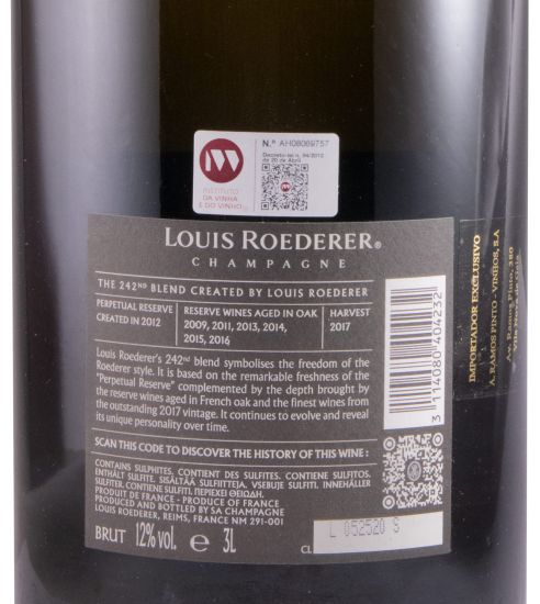 Champagne Louis Roederer Collection 242 Brut 3L