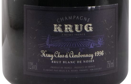 1996 Champagne Krug Clos d'Ambonnay Blanc de Noirs Bruto