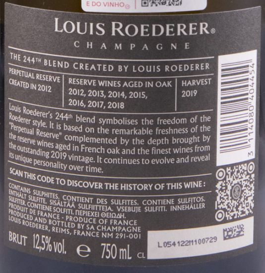 Champagne Louis Roederer Collection 244 Bruto