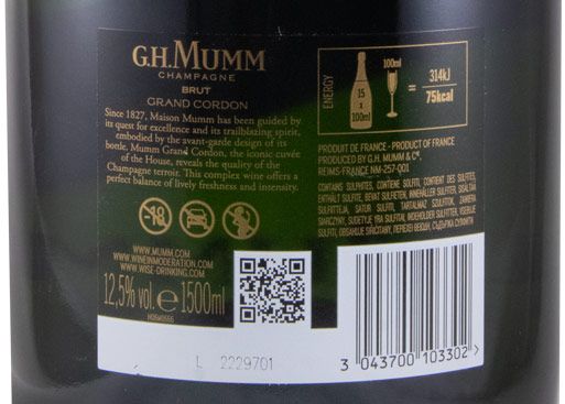 Champagne Mumm Grand Cordon Brut 1.5L