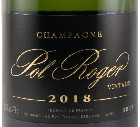 2018 Champagne Pol Roger Vintage Bruto