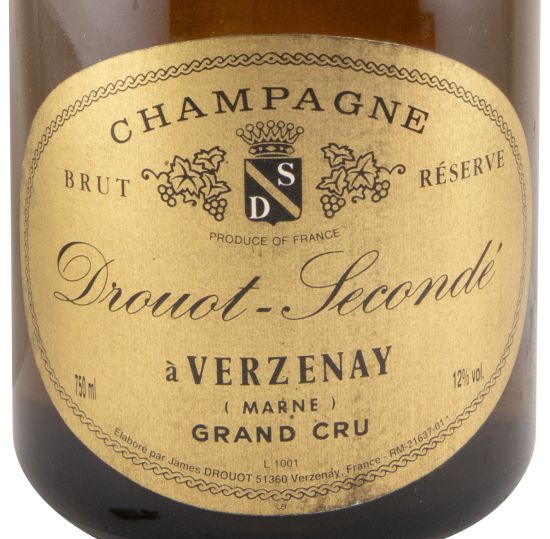 Champagne Drouot-Secondé à Verzenay Réserve Brut