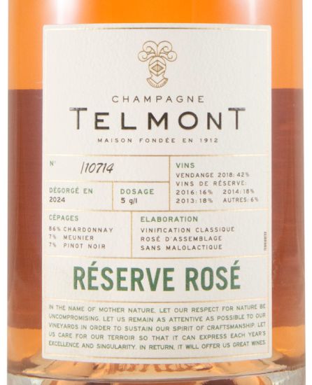 Champagne Telmont Réserve Bruto rosé