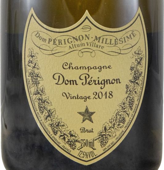 2018 Champagne Dom Pérignon Bruto (sem estojo)