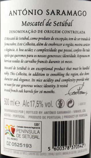 2013 Moscatel de Setúbal António Saramago