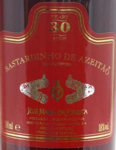 Bastardinho de Azeitão José Maria da Fonseca 30 anos 50cl