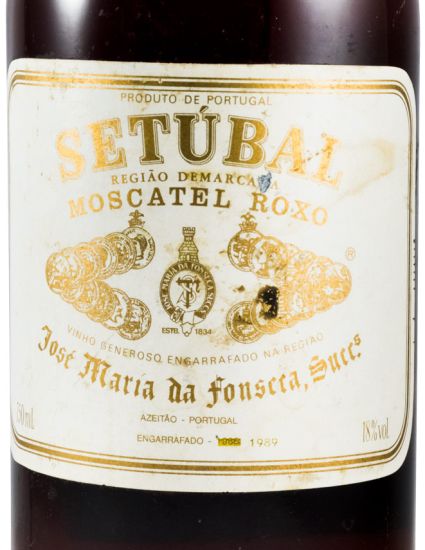 Moscatel Roxo de Setúbal José Maria da Fonseca 20 anos (engarrafado em 1989)