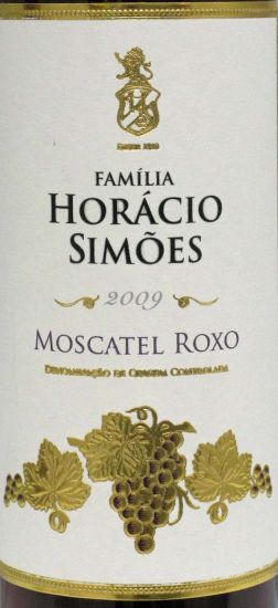2009 Moscatel Roxo de Setúbal Horácio Simões 50cl
