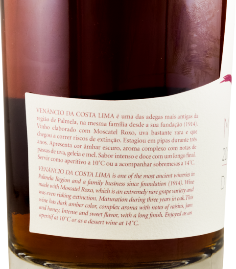 2013 Moscatel Roxo de Setúbal Venâncio da Costa Lima 50cl
