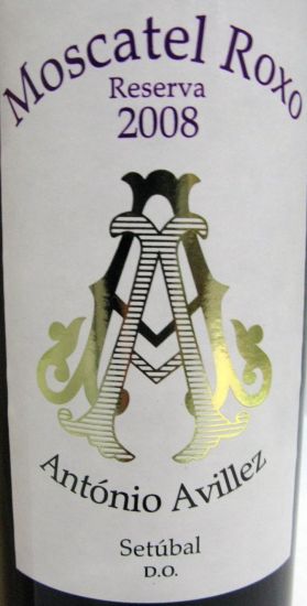 2008 Moscatel Setubal Roxo Reserva Antonio Avillez 50cl