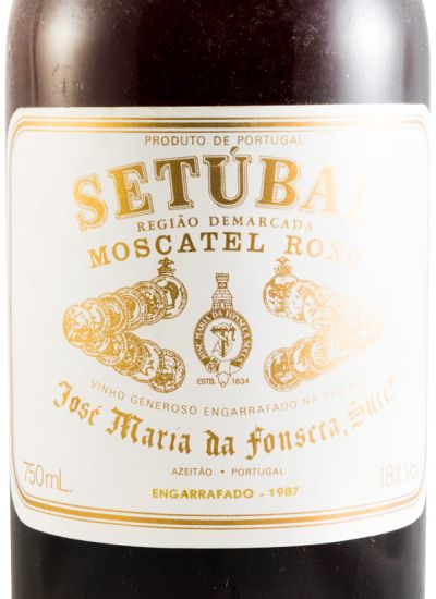 Moscatel Roxo de Setúbal José Maria da Fonseca 20 anos (engarrafado em 1987)