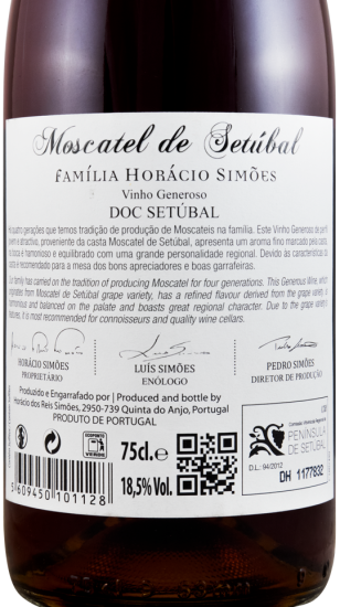 Moscatel de Setúbal Horácio Simões