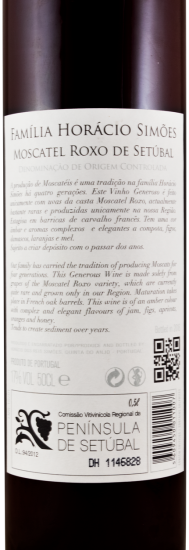 2010 Moscatel Roxo de Setúbal Horácio Simões 50cl