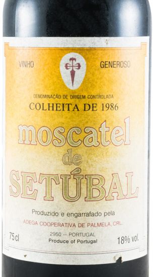 1986 Moscatel de Setúbal Adega Cooperativa de Palmela
