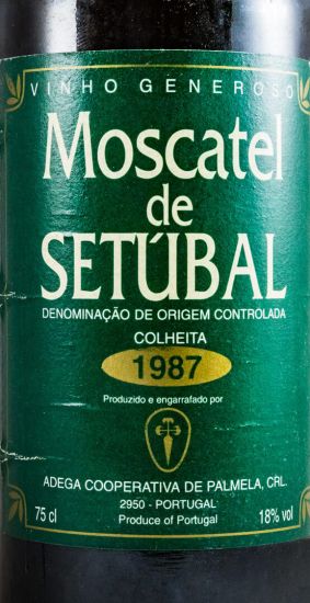 1987 Moscatel de Setúbal Adega Cooperativa Palmela