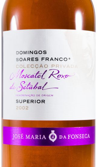 2002 Moscatel Roxo de Setúbal Domingos Soares Franco Colecção Privada c/Copo