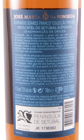 2008 Moscatel de Setúbal José Maria da Fonseca DSF Armagnac Colecção Privada Limited Edition
