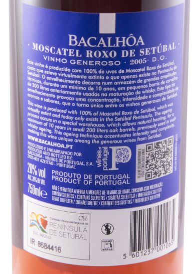 Moscatel Roxo de Setúbal Bacalhôa Superior 10 years