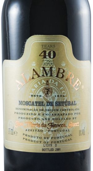 Moscatel de Setúbal José Maria da Fonseca Alambre 40 years 37,5cl