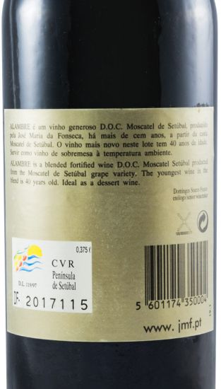 Moscatel de Setúbal José Maria da Fonseca Alambre 40 years 37,5cl