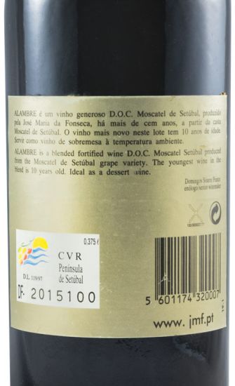 Moscatel de Setúbal José Maria da Fonseca Alambre 10 anos 37,5cl