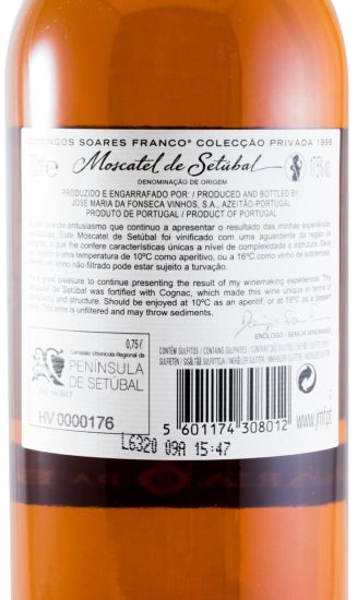 1998 Moscatel de Setúbal Domingos Soares Franco Cognac Colecção Privada