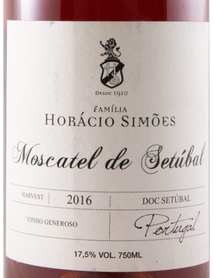 2016 Moscatel de Setúbal Horácio Simões