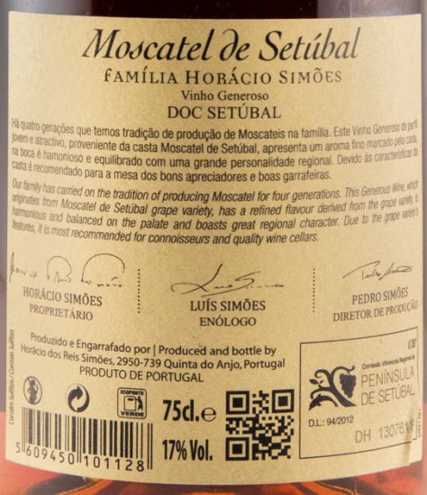 2017 Moscatel de Setúbal Horácio Simões