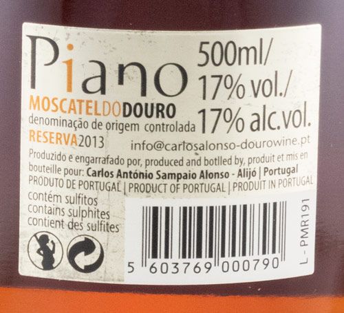 2013 Moscatel do Douro Piano Reserva 50cl