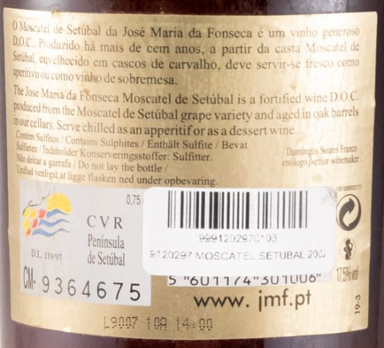 2002 Moscatel de Setúbal José Maria da Fonseca