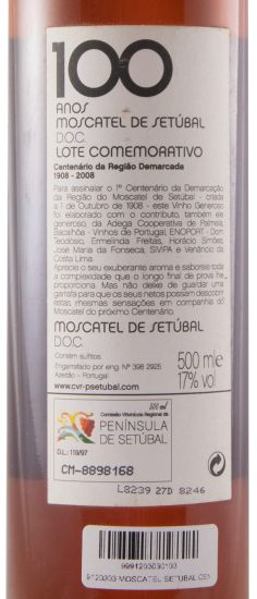 Moscatel de Setúbal Centenário 1908-2008 100 years Lote Comemorativo