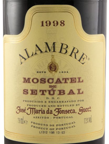 1998 Moscatel de Setúbal José Maria da Fonseca Alambre
