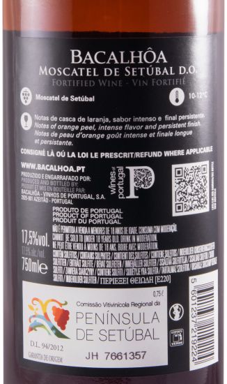2018 Moscatel de Setúbal Bacalhôa