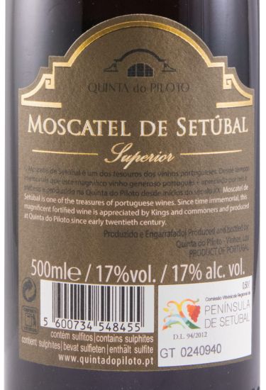 Moscatel de Setúbal Quinta do Piloto Superior 20 anos 50cl