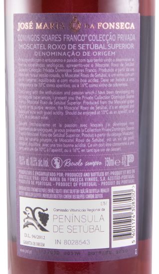 1995 Moscatel Roxo de Setúbal José Maria da Fonseca DSF Colecção Privada Edição Limitada