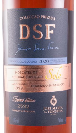 1999 Moscatel de Setúbal José Maria da Fonseca DSF Sole Armagnac & Cognac Limited Edition