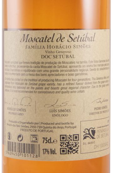 2019 Moscatel de Setúbal Horácio Simões
