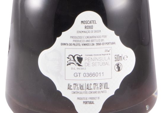 Moscatel Roxo de Setúbal Quinta do Piloto Coleção da Família Edição Limitada 11/25 (engarrafado em 2021) 50cl