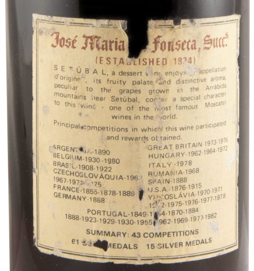 Moscatel de Setúbal José Maria da Fonseca 25 anos (engarrafado em 1983)