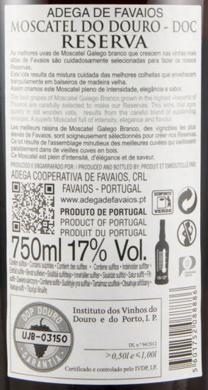 Moscatel do Douro Favaios Reserva