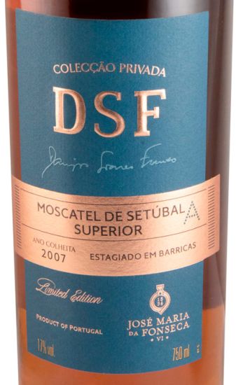 2007 Moscatel de Setúbal José Maria da Fonseca DSF Armagnac Colecção Privada Limited Edition