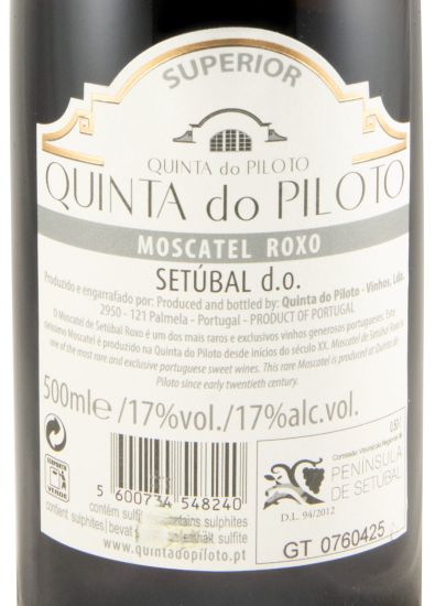 2018 Moscatel Roxo de Setúbal Quinta do Piloto Superior 50cl