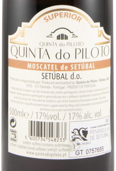 2018 Moscatel de Setúbal Quinta do Piloto Superior 50cl