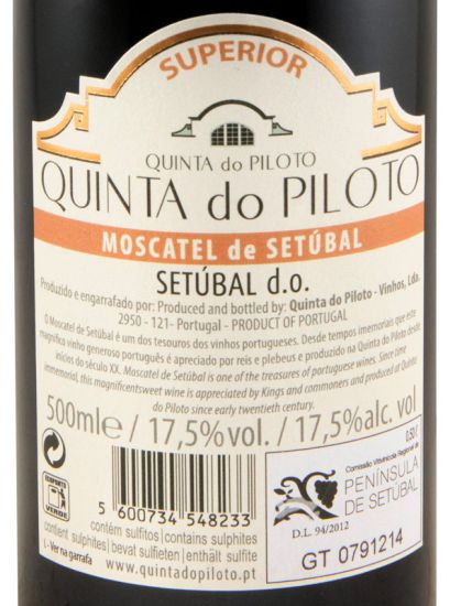 2019 Moscatel de Setúbal Quinta do Piloto Superior 50cl