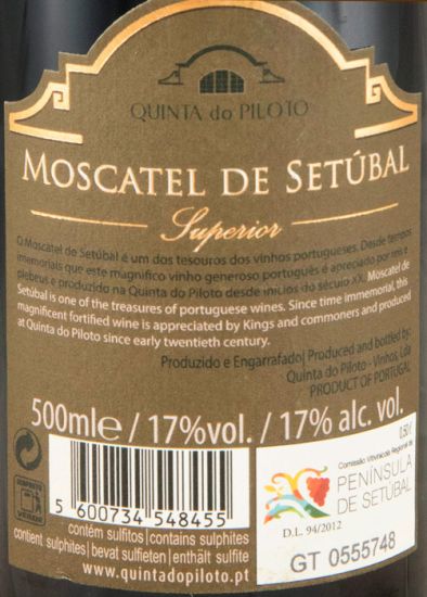 Moscatel de Setúbal Quinta do Piloto Superior 20 anos 50cl