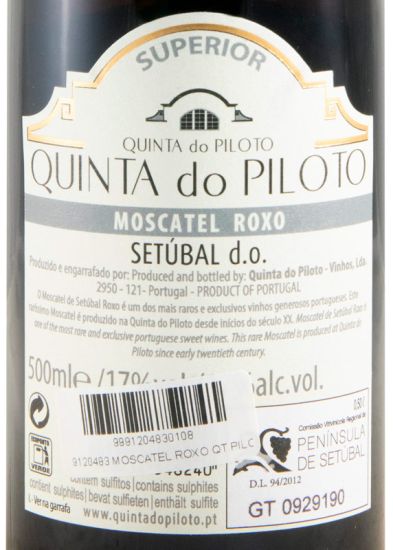 2020 Moscatel de Setúbal Roxo Quinta do Piloto Superior 50cl