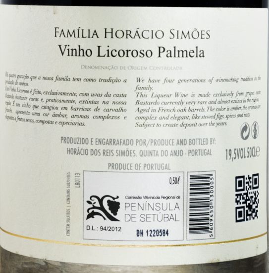 2013 Licoroso Horácio Simões Bastardo 50cl