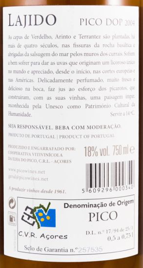 2004 Licoroso Lajido Pico Reserva Doce